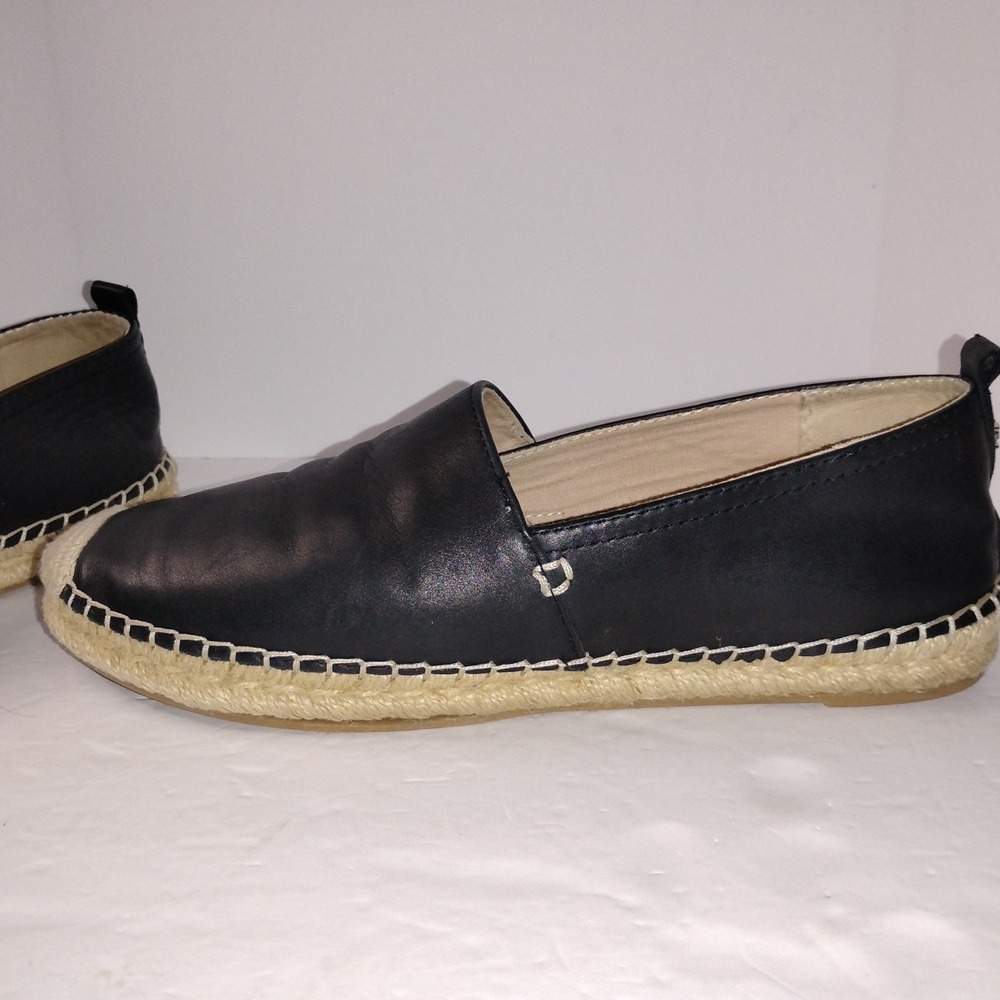 Sam Edelman‎ Women's Black Leather Espadrille Loafers Size 9 - Picture 12 of 16